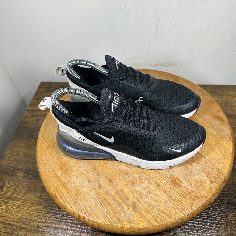 Nike Air Max 270 Black White Women's Running Shoes Size 6 DZ7736-002